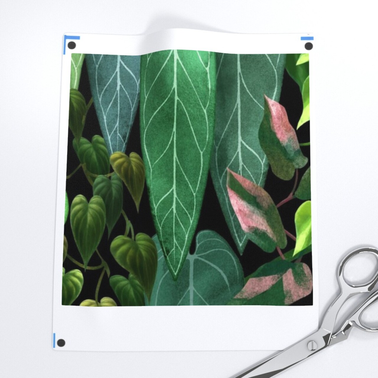 Jungle Leaves Tropical Plants Anthurium Rainforest Greenery Gardens Plant Lover Urban Climbing Vines Custom Pre-pasted Wallpaper by Spoonflower Pre-Pasted Wallpaper 2FT Wide